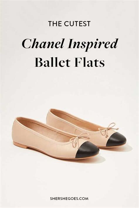 chanel inspired shoe|Chanel look alike flats.